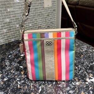 Coach Legacy Striped Crossbody Bag